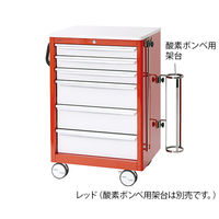 アズワン 救急カート レッド AM930-R 1台 7-4521-01（直送品）