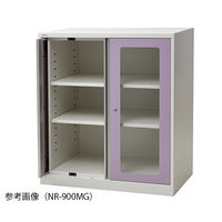 アズワン アルティア下段収納扉ユニット 窓有り 900×475×1015mm NR-900MG 1台 7-4566-03（直送品）