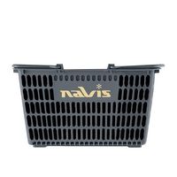 アズワン マルチ手提げバスケット29 ダークグレー 7-4573-04 1個（直送品）