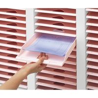 アズワン ユニットカルテ整理棚 900×400×1050mm 3列23段 RW4-KT69 1個 0-5676-32（直送品）