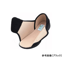 神戸生絲 かかとが踏めるルームシューズ(オープントゥタイプ) ベージュ・3L 7-1531-05 1足（直送品）