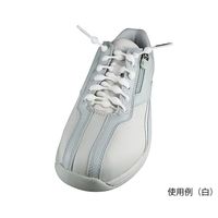 ツインズ キャタピラン (結ばない靴ひも) 白 500mm CATASW 1組(2本) 7-4726-03（直送品）