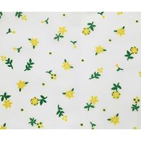 亀屋 防水食事用エプロン 介護用  小花柄イエロー 100-29 1個 7-1505-02
