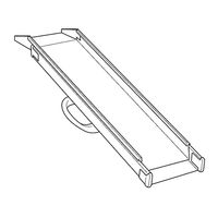 パシフィックサプライ テレスコピックスロープ(車椅子スロープ) 167.7~300cm 1844 1組(2本) 7-1612-05（直送品）