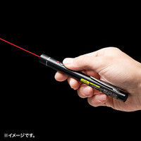 サンワサプライ レーザーポインター LP-RD315BK 赤色レーザー ペン型 単4乾電池×2 連続使用30時間（直送品）