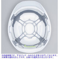 【作業用ヘルメット】 DICプラスチック AA17-V AA17-V型HA5E-K17式(WH) 1個
