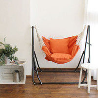 ライフオンプロダクツ Sifflus 3WAY自立式ポータブルハンモック 選べる生地セット オレンジ SFF-38-OR 1台（直送品）