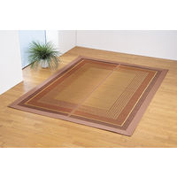 ファミリー・ライフ 純国産い草カーペット「ランクス」ベージュ長方形（小） 幅1400×奥行2000mm 1枚（直送品）