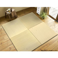 萩原 置き畳 四季（しき） ナチュラル 約幅82×奥行82×厚さ1.7cm 1枚（直送品）