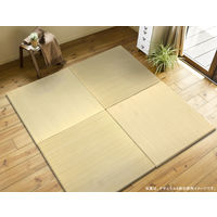萩原 置き畳 綾川(あやかわ) ナチュラル 約幅82×奥行82×厚さ2.5cm 159050205 1枚