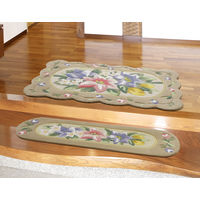 萩原 フック インテリアマット リオン ローズ 約30×110cm 1枚（直送品）