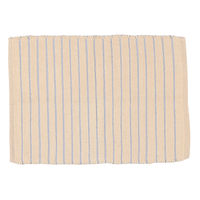 萩原 インド綿マット クロエ ブルー 約45×65cm 1枚（直送品）