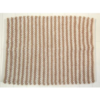 萩原 インド綿マット ラディッツ ベージュ 約45×65cm 1枚（直送品）