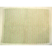 萩原 インド綿マット ラディッツ グリーン 約45×65cm 1枚（直送品）