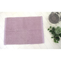 萩原 インド綿マット ラファエロ パープル 約45×65cm 1枚（直送品）