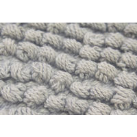 萩原 インド綿マット ラファエロ ブルー 約45×65cm 1枚（直送品）