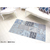 萩原 ベルギー製ラグ・マット プレッティ 約68×120cm 1枚（直送品）