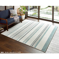 萩原 涼感タフトラグ フロワ ブルー 約185×240cm 1枚（直送品）