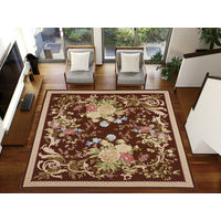 萩原 ゴブランラグ ロレンス ブラウン 約200×250cm 1枚（直送品）