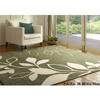 萩原 タフトラグ アルブル グリーン 約185×240cm 1枚（直送品）