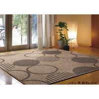 萩原 タフトラグ バロン ブラウン 約185×240cm 1枚（直送品）