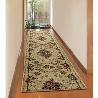 萩原 ウィルトン廊下敷き ロゼ ベージュ 約66×540cm 1枚（直送品）