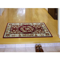 萩原 ウィルトン インテリアマット エーデル レッド 約50×80cm 1枚（直送品）