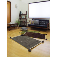 萩原 ギャッベ マット・ラグ LORRI BUFFD L13 約45×75cm 1枚（直送品）