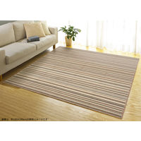萩原 タフトラグ ラッセル ベージュ 約200×250cm 1枚（直送品）