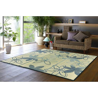 萩原 い草コンパクトパフラグ（裏貼り） フェアリー ブルー 約180×240cm 1枚（直送品）