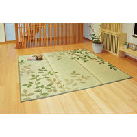 萩原 い草コンパクトパフラグ（裏貼り） コクリコ GN グリーン 約180×180cm 1枚（直送品）