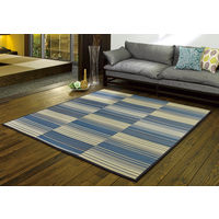 萩原 い草コンパクトパフラグ（裏貼り） 若竹（わかたけ） ブルー 約180×240cm 1枚（直送品）