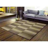 萩原 い草コンパクトパフラグ（裏貼り） 若竹（わかたけ） ブラウン 約180×240cm 1枚（直送品）