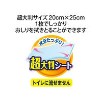 【おしりふき】【大人用/流せない】ライフリー　おしりふき超大判スッキリ　1パック（60枚入）　ユニ・チャーム