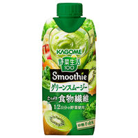 カゴメ 野菜生活100 Smoothie グリーンスムージー 330ml 1セット（24本）【野菜ジュース】