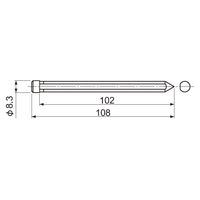 育良精機 育良 CPー50S1 センターピン CP-50S1 1本(1個)（直送品）