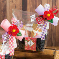 ヘッズ 和風市松柄コットンリボンバイオレット-3 IMV-NR3 1セット（5巻：1巻×5パック）（直送品）