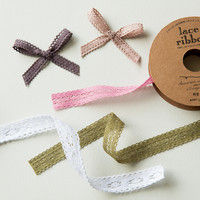 ヘッズ レースコットンリボン-4 RO-LR4 1セット（5巻：1巻×5パック）（直送品）