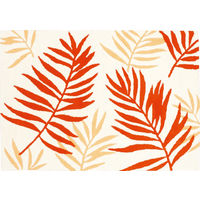 プレーベル ラグ セリア オレンジ 190×190cm 1406-990-24 1枚（直送品）