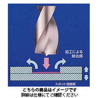 イシハシ精工 TAコーティング(TIALN) スポットカッター 8.2X150L TA-SPT8.2X150 1本（直送品）