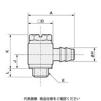 CKD 超小形ジョイント FTL6ーM5 FTL6-M5 1袋(10個)（直送品）