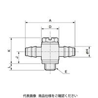 CKD 超小形ジョイント FTT4ーM5 1袋(10個)（直送品）