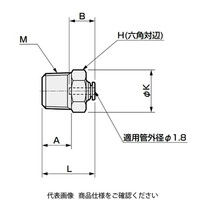 CKD エアファイバ用ワンタッチ継手 標準タイプPG Series PGー PG-S2-6 1袋(10個)（直送品）