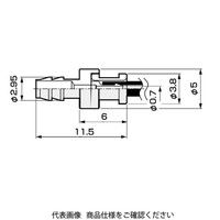 CKD エアファイバ専用継手 PTN24ー0 1袋(10個)（直送品）
