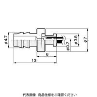 CKD エアファイバ専用継手 PTN26ー0 1袋(10個)（直送品）