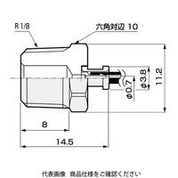 CKD エアファイバ専用継手 PTN2ー6ーP80 PTN2-6-P80 1袋(10個)（直送品）