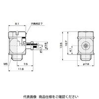 CKD エアファイバ専用継手 PTNL2ーM5ーP80 PTNL2-M5-P80 1袋(10個)（直送品）