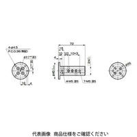CKD ロータリジョイント RJF Series RJFーM5ー04 RJF-M5-04 1個（直送品）