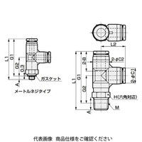 CKD ニュージョイントステンレスタイプ ZSP Series ZSPーD ZSP-D6-6 1セット(10個)（直送品）