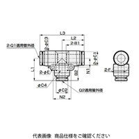CKD ニュージョイントステンレスタイプ ZSP Series ZSPーE ZSP-EG8-6 1セット(10個)（直送品）